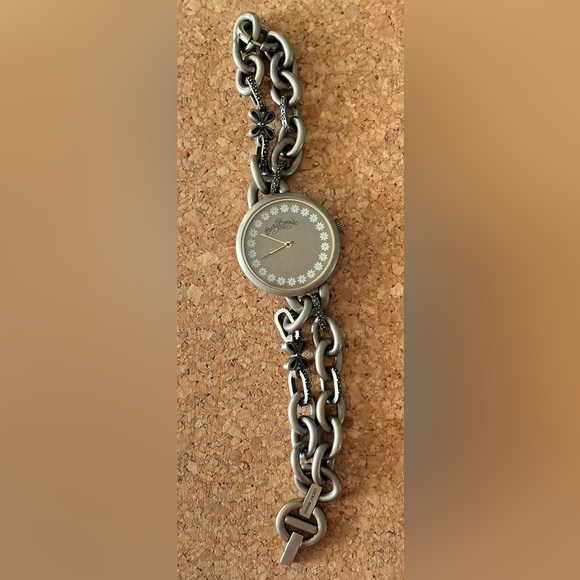 LUCKY 🍀 BRAND Daisy 🌼 Face Brass Links 🔗 Watch - Picture 3 of 10